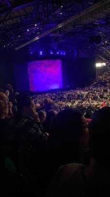 View of Peter Kay Live - Better Late Than Never Tour 2022-23 from Seat Block 215 at Utilita Arena Newcastle